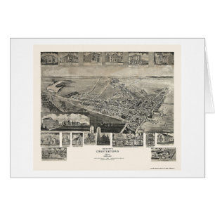 Chestertown, carte panoramique de DM - 1907