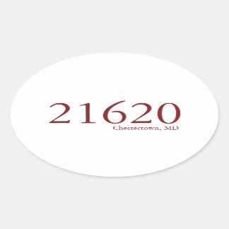 Chestertown Zipcode Sticker