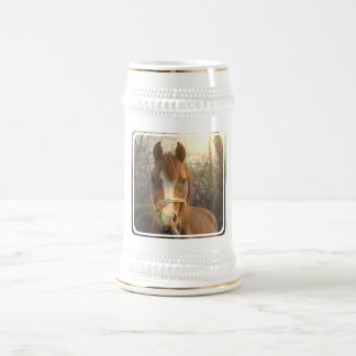 Chestnut Arab Horse Beer Stein