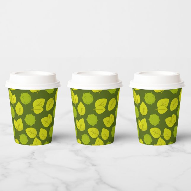 Chestnut Autumn Baby Shower Fall Paper Cups (Multi)