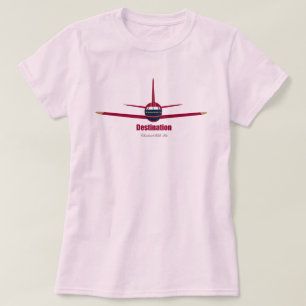 Chestnut Hill Massachusetts MA Airplane Airport T-Shirt