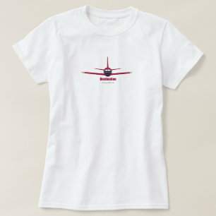 Chestnut Hill Massachusetts MA Airplane Airport T-Shirt