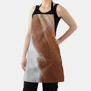 CHESTNUT HORSE COAT PATTERN APRON