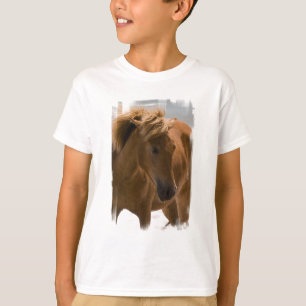 Chestnut Horse Design Children's T-Shirt