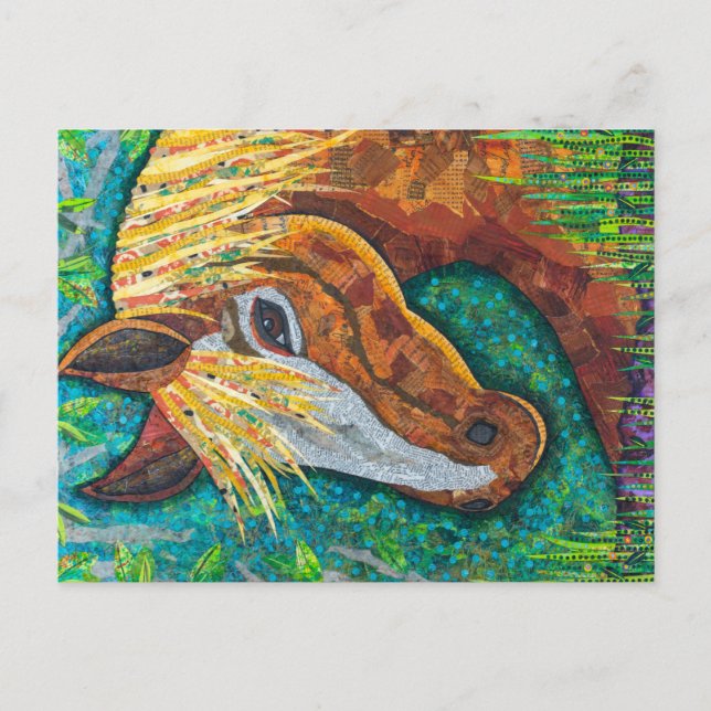 Chestnut Horse Postcard (Front)