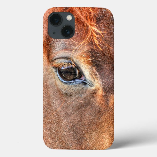 Chestnut Horse's Eye Equine Photo IV Case-Mate iPhone Case (Back)