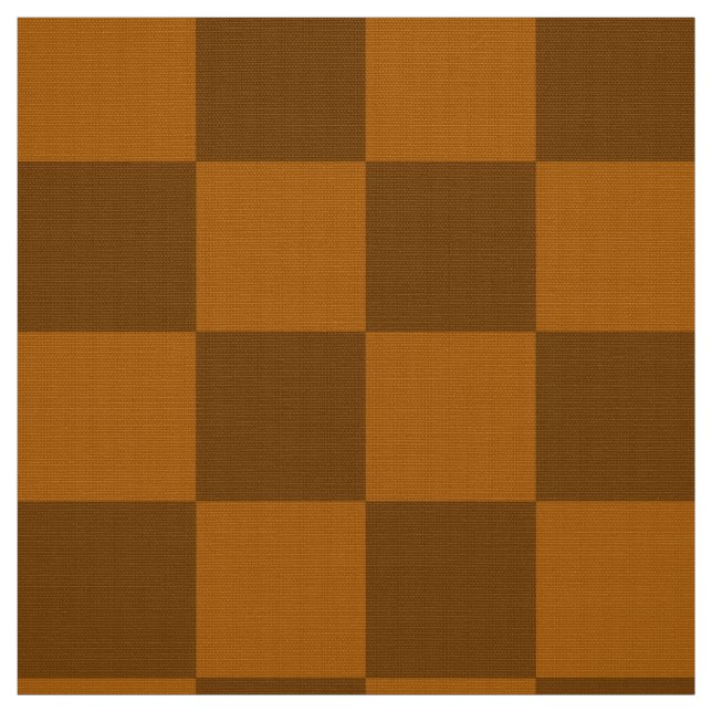 Chestnut Light-Dark Brown Chequered Fabric (Swatch)