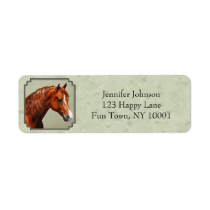 Chestnut Morgan Horse Sage Green