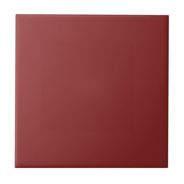 Chestnut Roast Solid Colour | Classic Elegant Tile (Front)