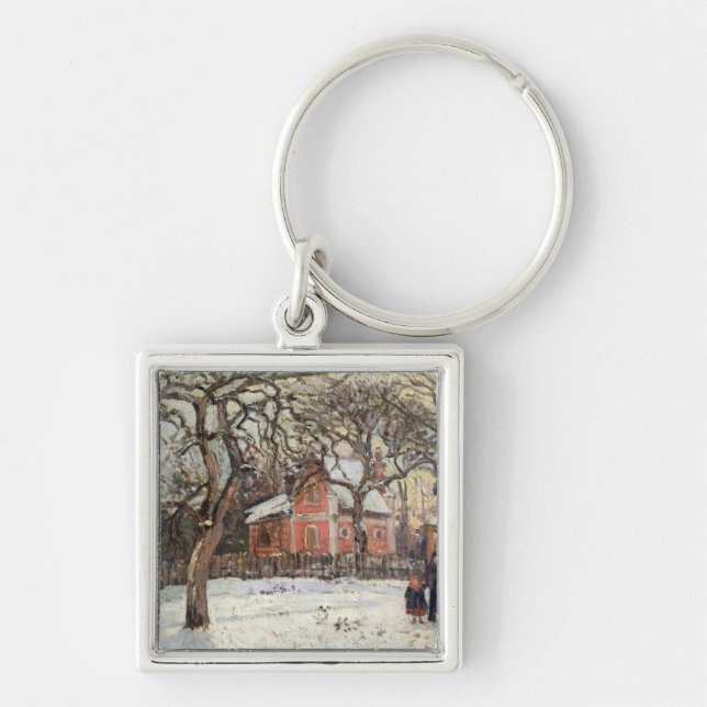 Chestnut Trees at Louveciennes, c.1871-2 Keychain (Front)
