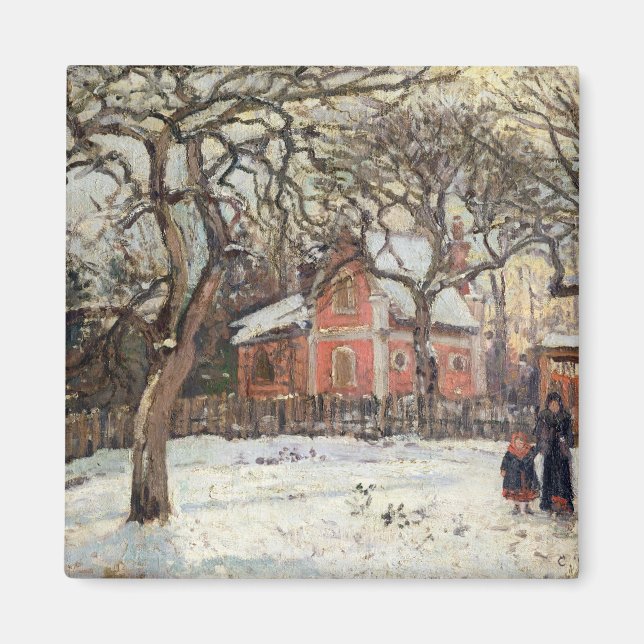 Chestnut Trees at Louveciennes, c.1871-2 Magnet (Front)