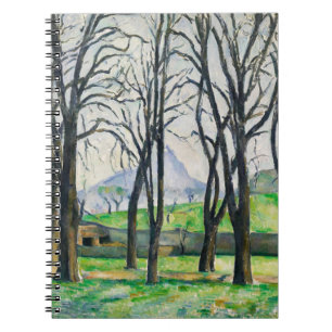 Chestnut trees, Famous painting Notebook