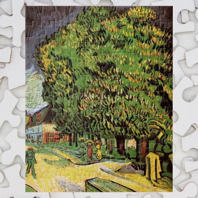 Chestnut Trees in Blossom by Vincent van Gogh Jigsaw Puzzle (Creator Uploaded)