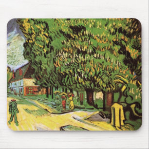 Chestnut Trees in Blossom by Vincent van Gogh Mouse Pad