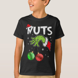 Chestnuts Christmas Family Matching Couples Chest  T-Shirt
