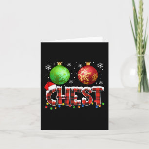 Chestnuts Fun Matching Couples Christmas Lights Nu Card