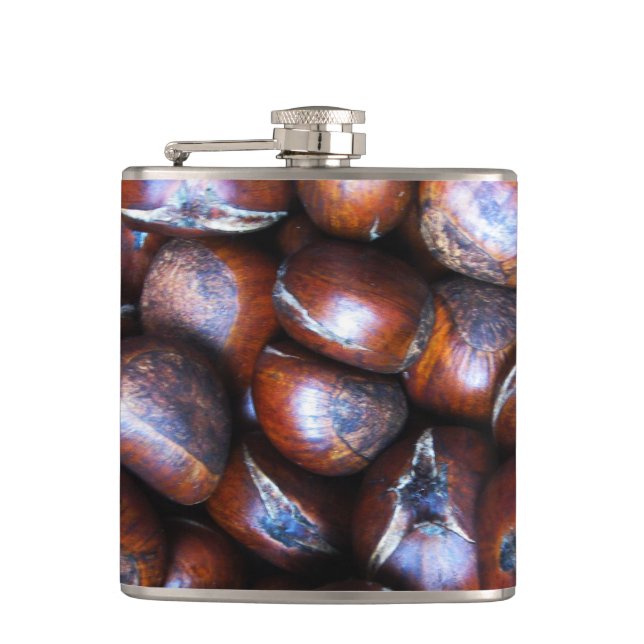 Chestnuts Hip Flask (Front)