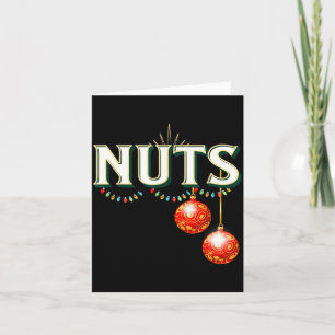 Chestnuts Matching Christmas Family Funny Chest Nu Card