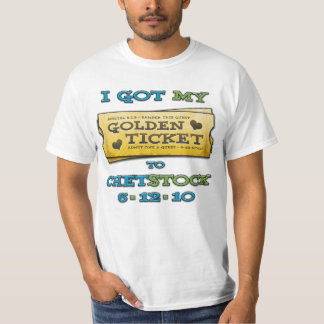 Chetstock - T-shirt d'or de billet