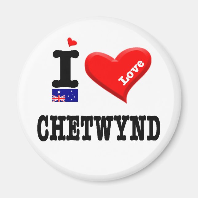 CHETWYND - I Love Magnet (Front)