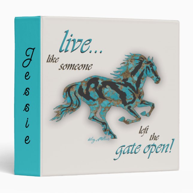Cheval 3 Classeur (Devant/Côté)