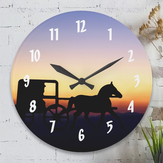 Cheval amish et horloge murale avec des erreurs (Créateur téléchargé)