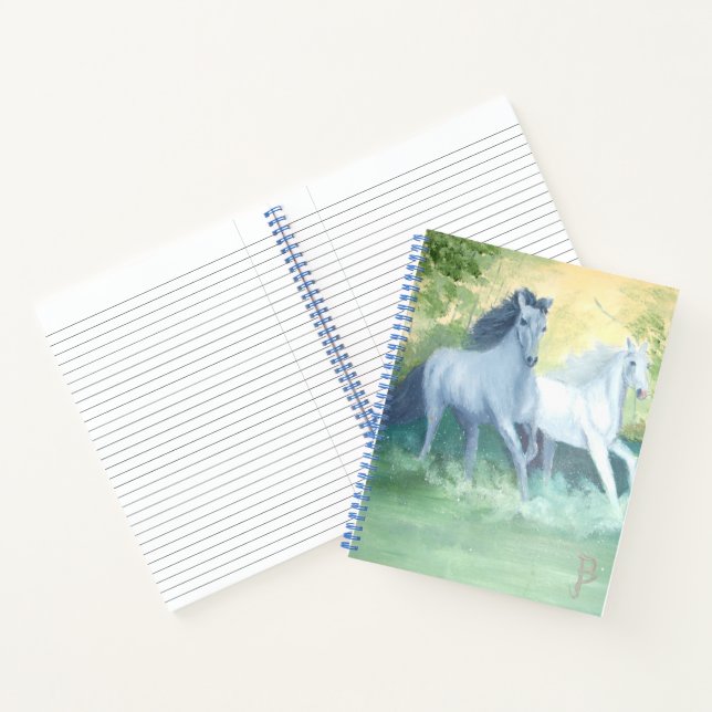 Cheval Art Hardcover Carnet spiral (Intérieur)