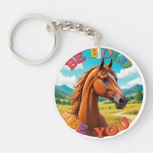 Cheval avec citation motivationnelle