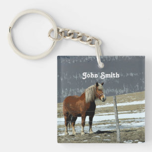Cheval Belge En Porte - clé Paddock