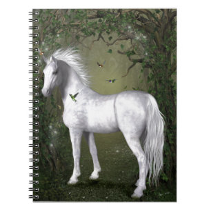 Cheval blanc dans le Carnet des Bois