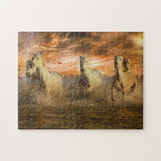 Cheval blanc puzzle (Horizontal)