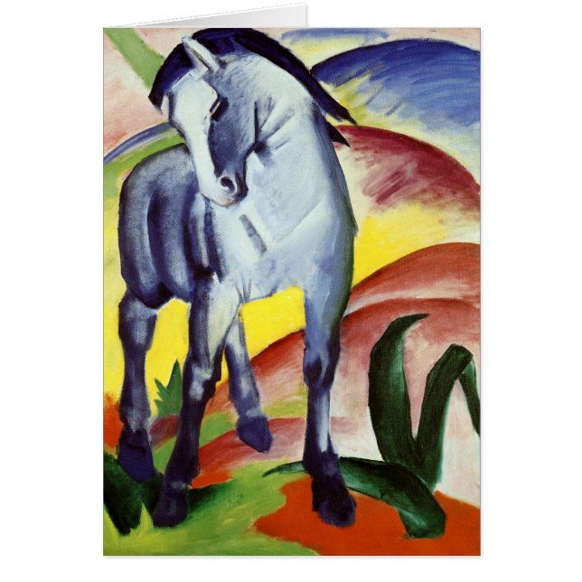 Cheval bleu (Devant)