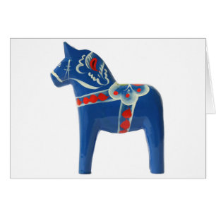 Cheval bleu de Dala de Suédois