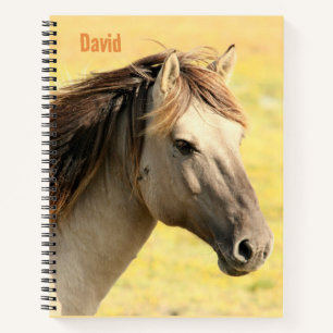 Cheval Carnet à thème École personnalisée