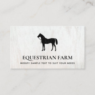 Cheval Carte de visite équestre