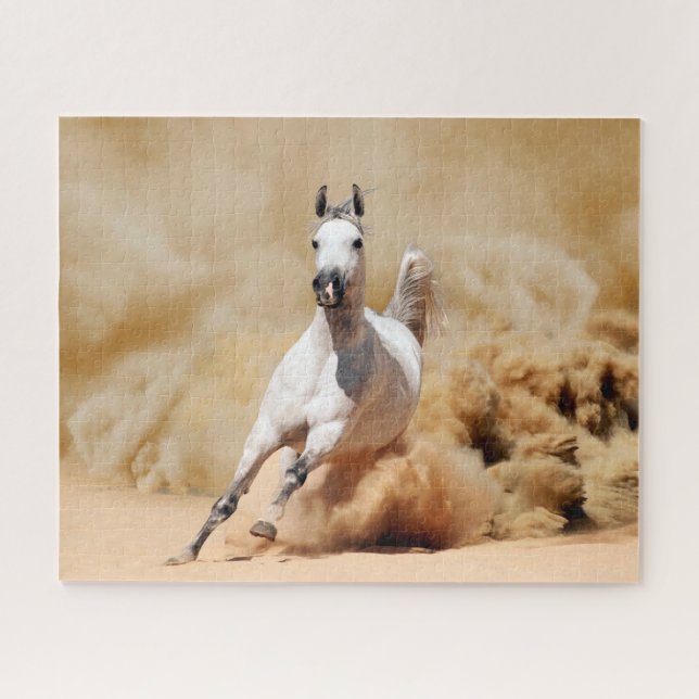 Cheval courant dans le sable, Jigsaw Puzzle (Horizontal)