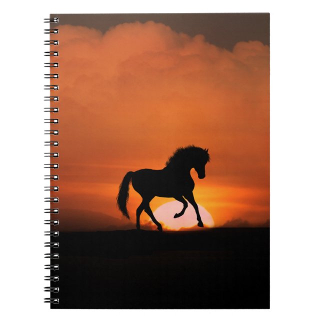 Cheval Cutomizable dans le Carnet du coucher du so (Devant)