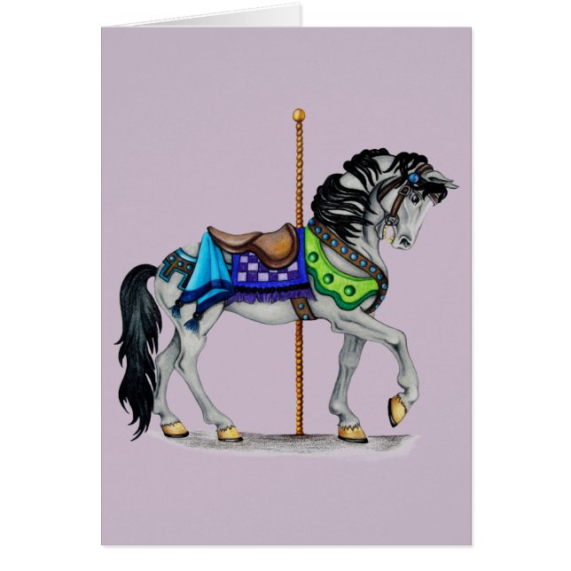 Cheval de carrousel (Devant)