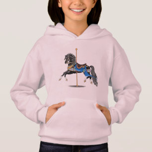Cheval de Carrousel Noir