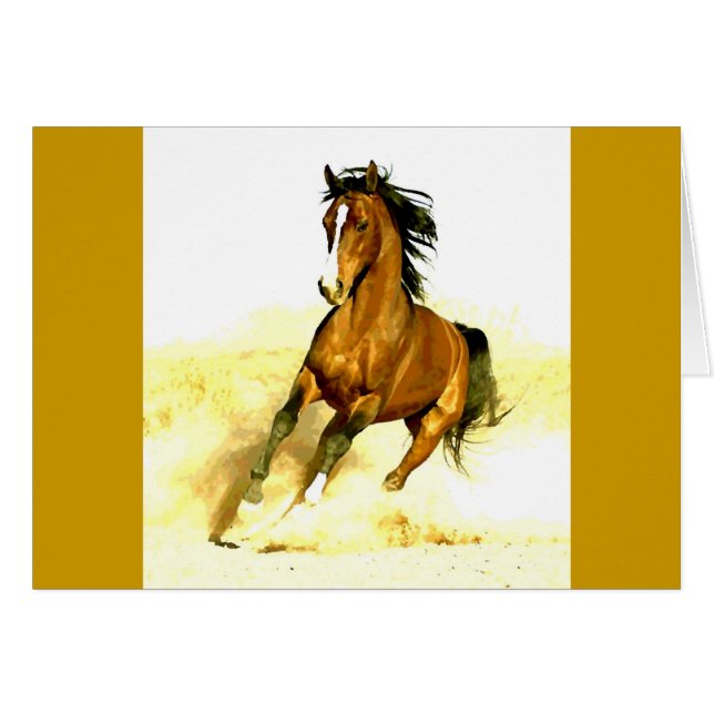 Cheval de course (Devant horizontal)