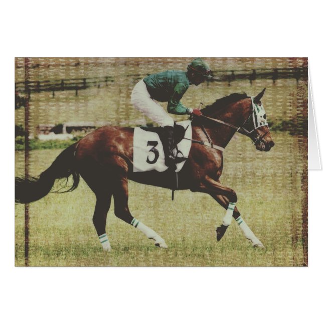 Cheval de course (Devant horizontal)