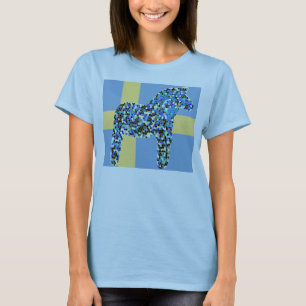 Cheval de Dala et copie suédoise de T-shirt de