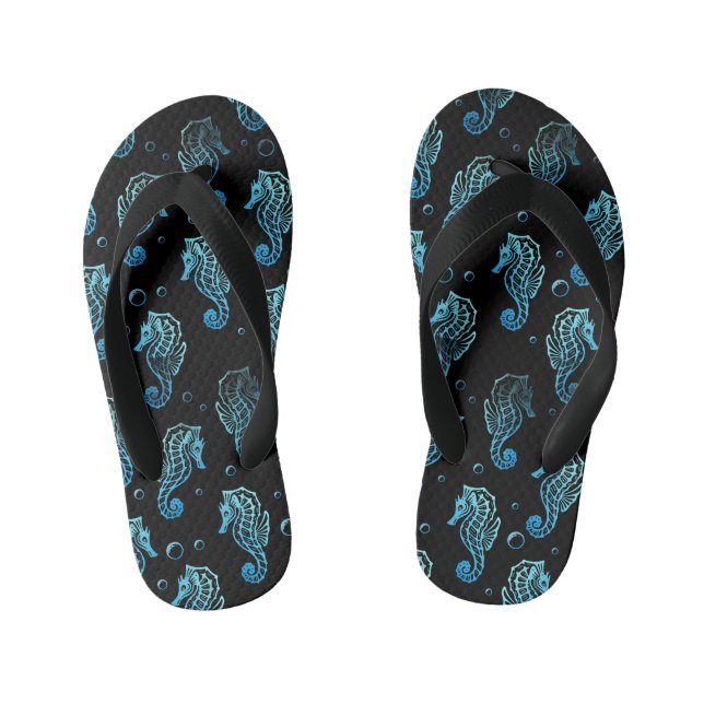 Cheval de mer pour enfants Imprimer tongs (Semelle)