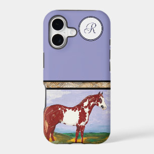 Cheval de peinture Overo (monogramme)