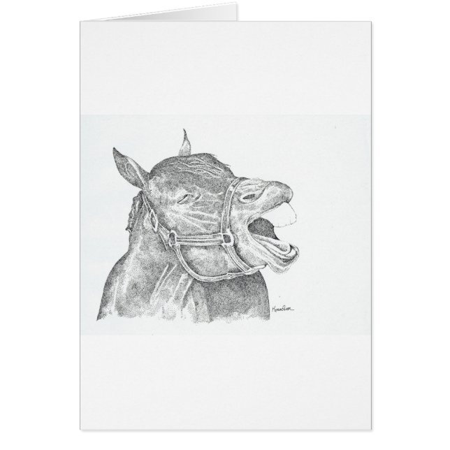 Cheval de rire (Devant)