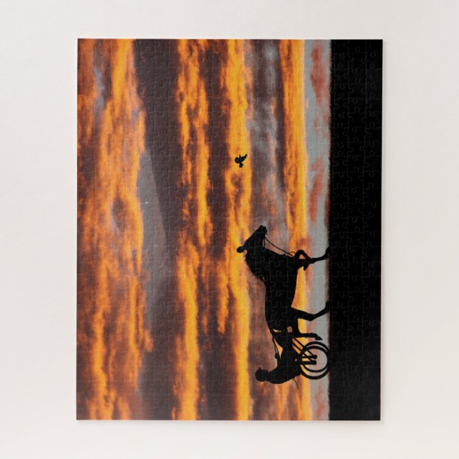 Cheval de Trot de série Jigsaw Puzzle (Vertical)