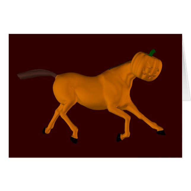 Cheval d'Halloween Galopping (Devant horizontal)