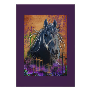 Cheval DIAMOND portrait - Impression photo