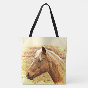 Cheval d'or Brown dans le Sac fourre-tout animal S