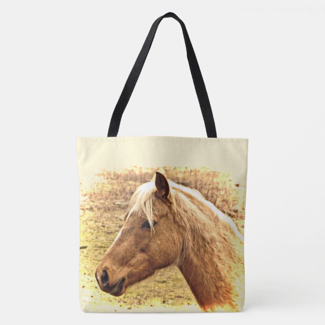 Cheval d'or Brown dans le Sac fourre-tout animal S (Devant)